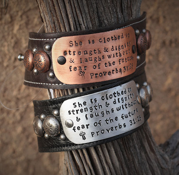 She is clothed in sale strength and dignity bracelet