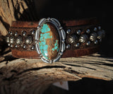 Number 8 Mine Turquoise Cuff