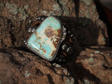 Old Natural Turquoise Cuff