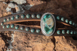 Turquoise and Silver Cuff