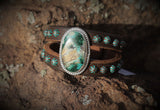 Turquoise and Silver Cuff